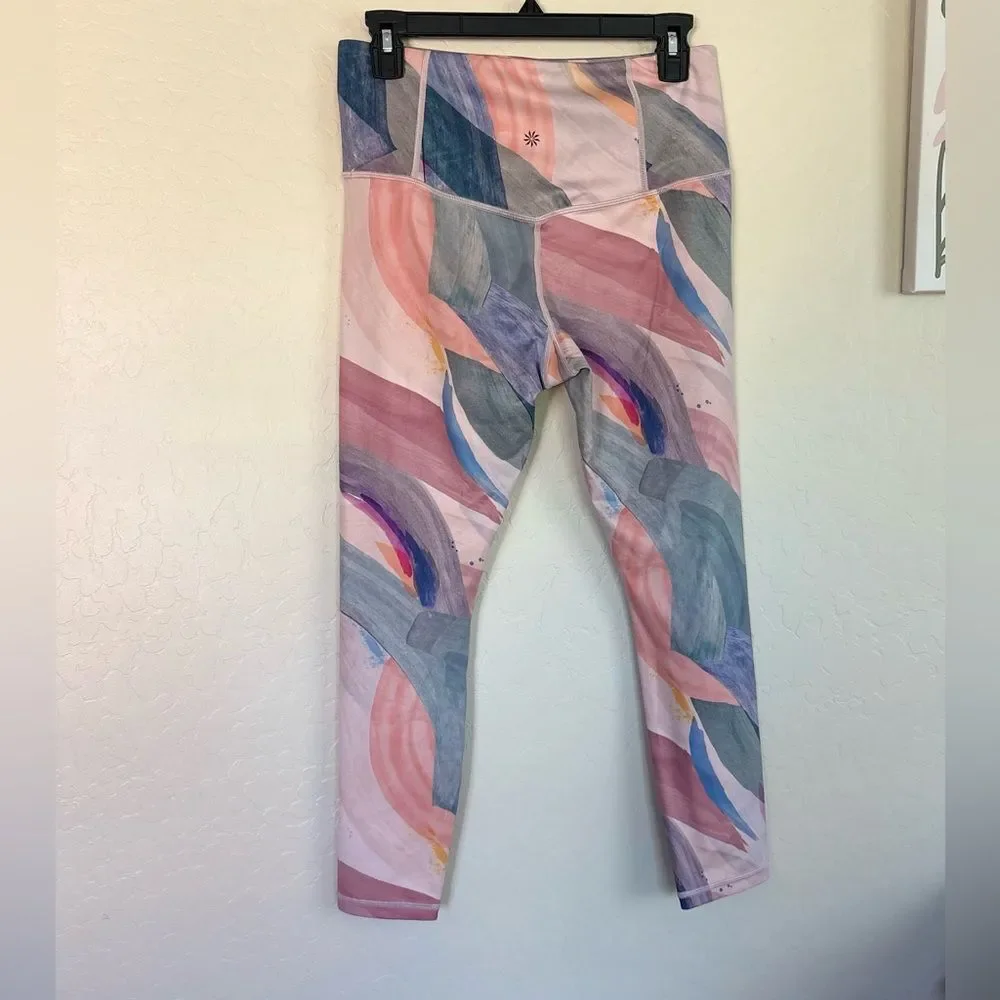 Athleta Multicolor Elation 7/8 Tight Leggings Pink Vibrance Orchid Medium - Picture 5 of 9
